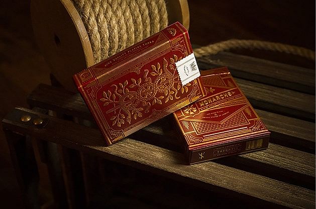 Monarchs Theory 11 Red New and Sealed Playing Cards